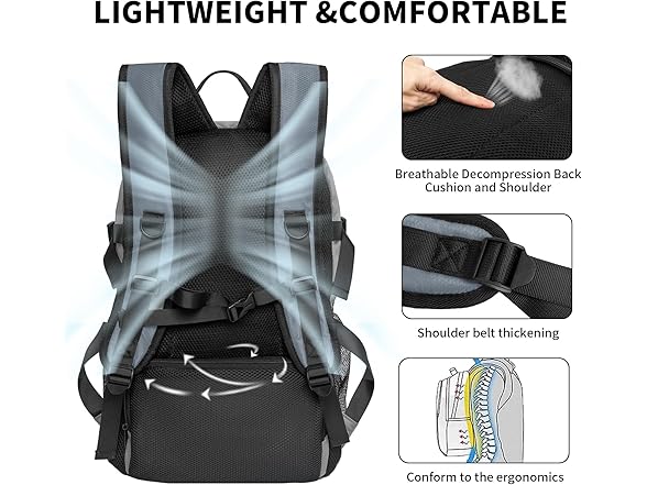 GRIO 40L Lightweight Hiking Backpack