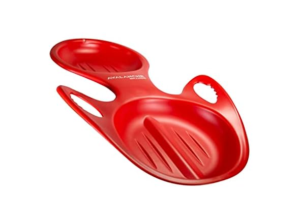 Avalanche Brands Torpedo Snow Sled, Red