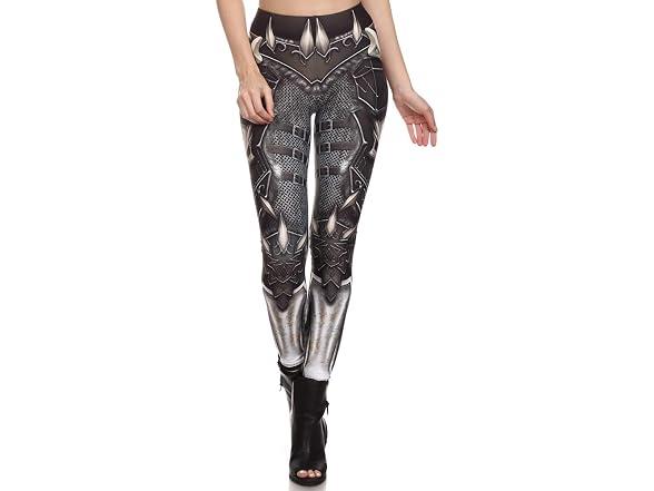 Mad Ink Women (XL) Steampunk Leggings Comic Pants