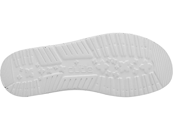HEYDUDE Womens Wendy Sox Stone White (5)