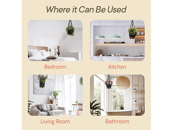 Macrame Plant Hangers Indoor/Outdoor