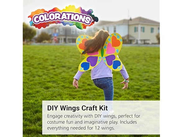 Colorations Decorate Your Own Wings Set of 12