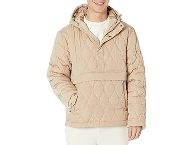 $10.99, Was $49.90, 77% Off! Amazon Essentials Mens Anorak Puffer Coat dealfomo
