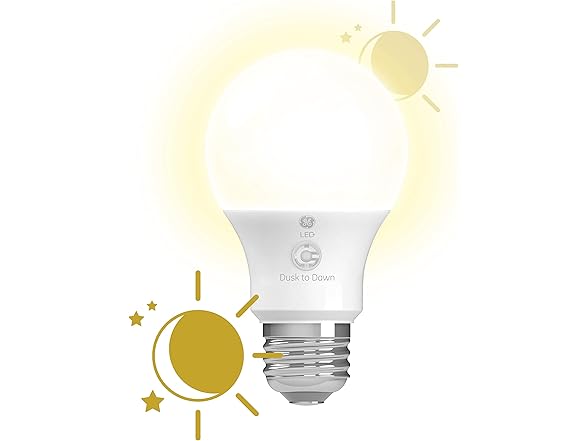  GE LED+ Dusk Dawn Bulb A19 Soft White