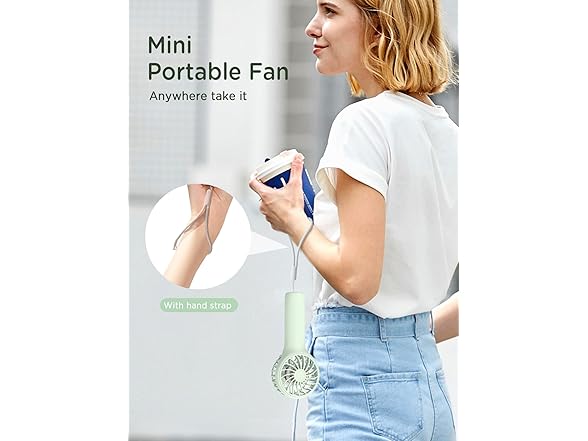 2-Pack Personal Mini USB Hand Fans