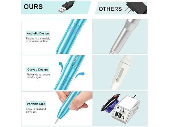 COSITTE Electric Nail Drill Nail File