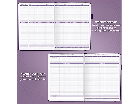 Income & Expense Tracker Ledger Book