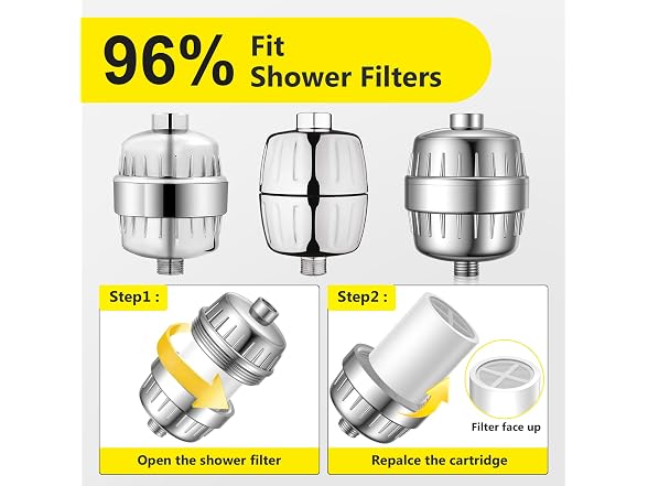SoliCozy W0079 Shower Filter Replacement