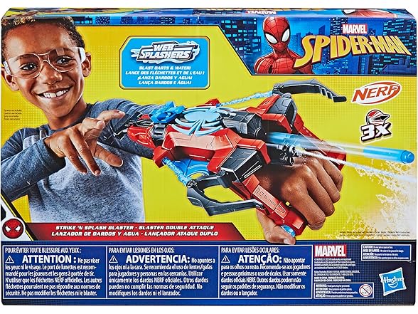 Marvel Spider-Man Spider Strike ‘N Splash Blaster