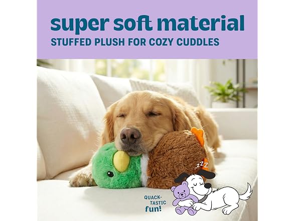 Pupstages Pudgy Pals Mallard Duck Dog Toy, Plush