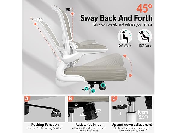 Bestfair W0893 2202 Office Chair LightGray
