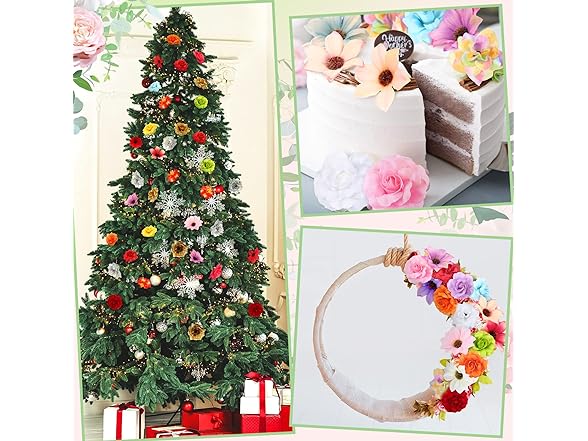 100pcs Mini Artificial Flower Heads