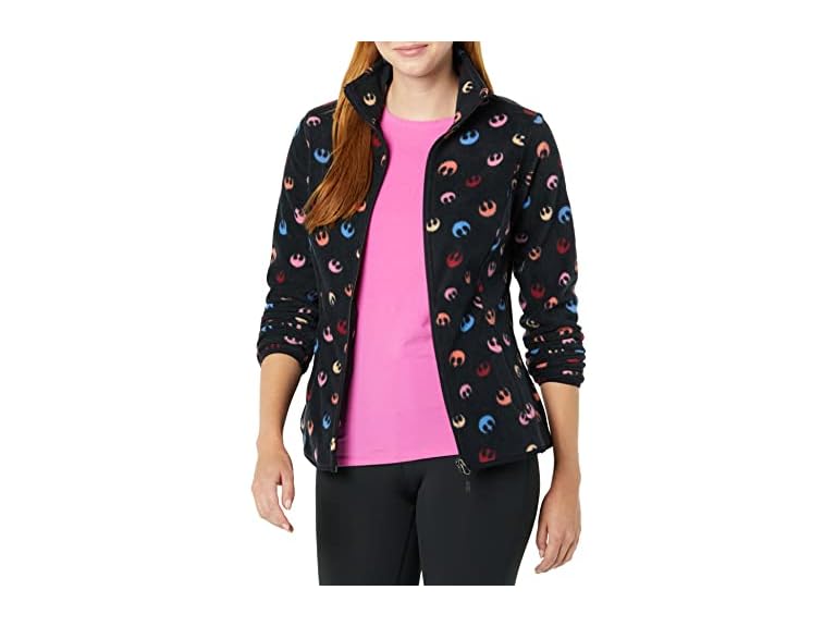 Amazon Essentials Women's Polar Fleece Full-Zip Mock Jacket