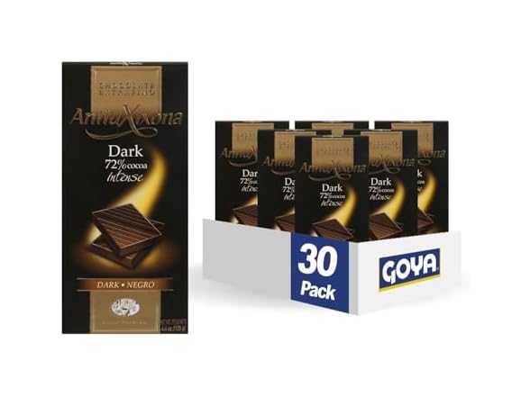 Goya Dark Chocolate 4.4oz (30pk)