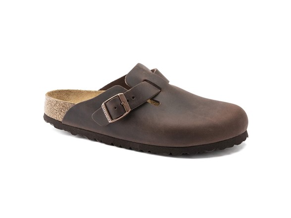 Birkenstock Unisex Boston Oiled Leather Habana