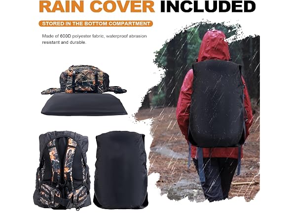 uniHimal Camo Hunting Backpack 35L