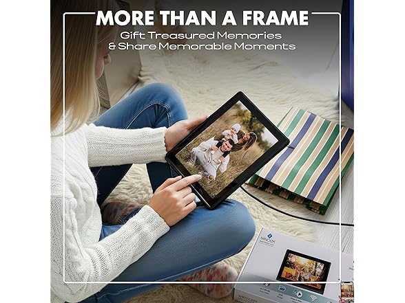 Minolta Smart Photo Frame 10.1 inch, Black