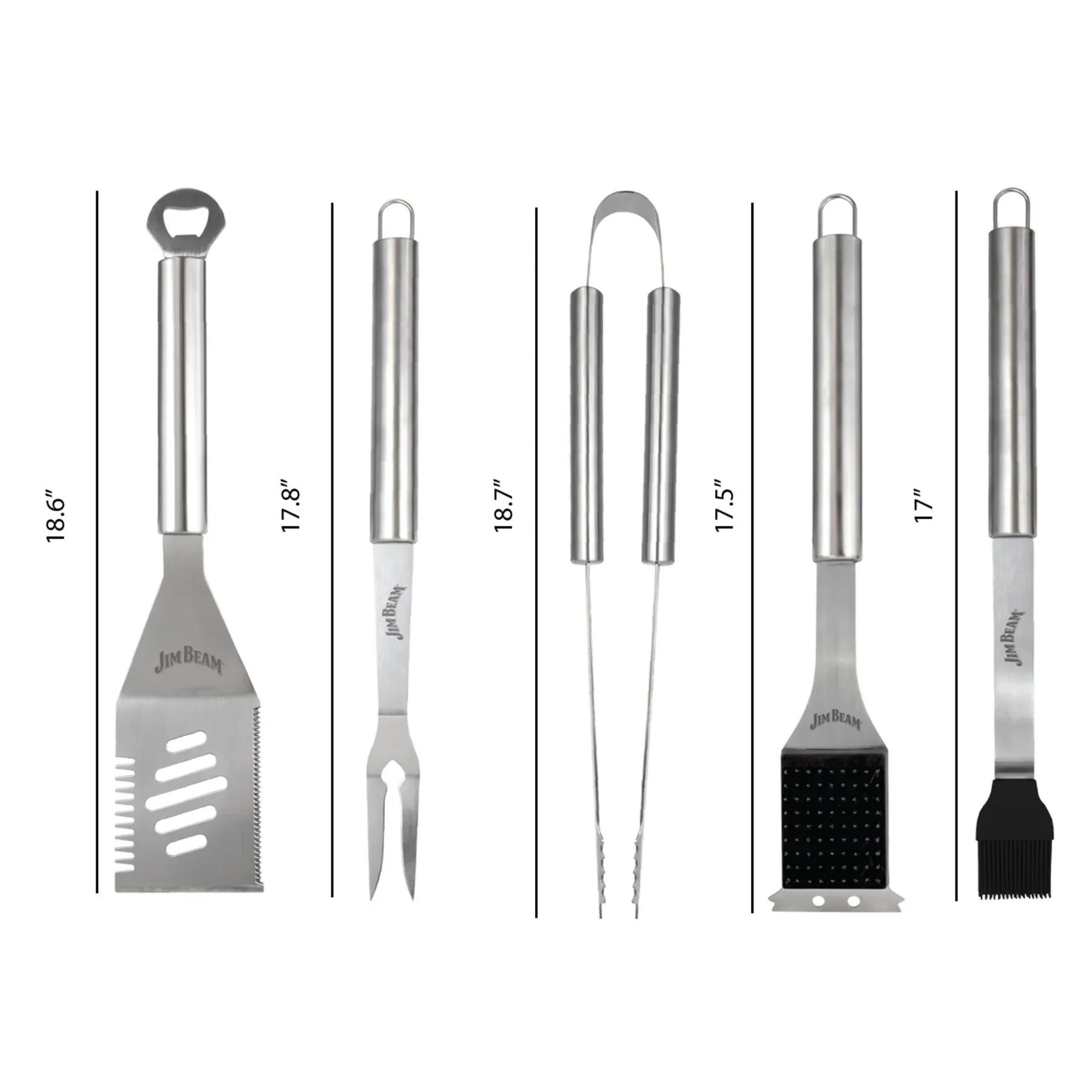 Jim Beam 5-Piece BBQ Tool Set - Gallery 8