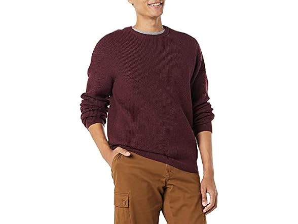 Amazon Essentials Waffle-Knit Sweater (XS)