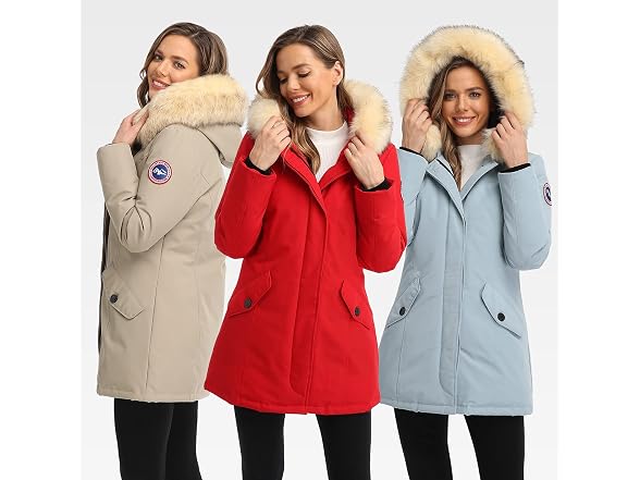 Puremsx Girls (M) Down Jacket Water Resistant Coat