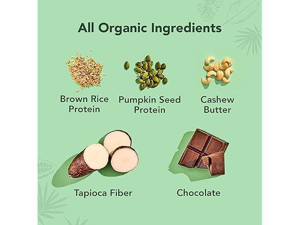 12CT ALOHA Organic Plant-Based Protein Bars Chocolate Fudge