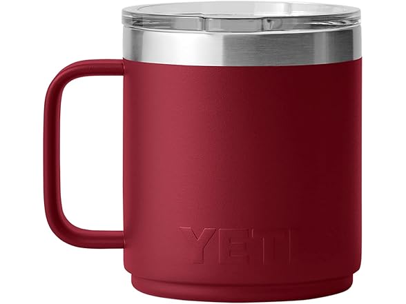 YETI Rambler 10oz Stackable Mug, Harvest Red
