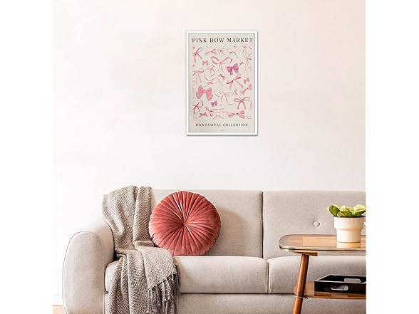 Dcvjiy Trendy Canvas Pink Bow