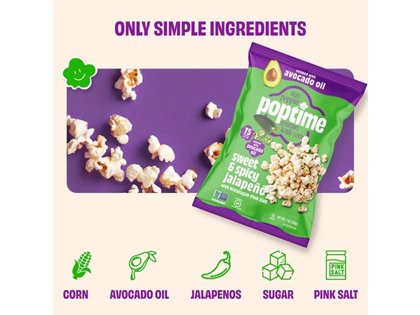 (50ct) Poptime Gourmet Popcorn