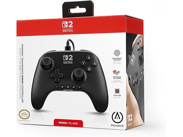 PowerA Advantage Wired Controller for Nintendo Switch 2
