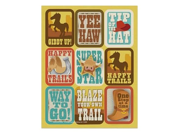Eureka 650815 Wild Wild Classroom Die-Cut Extra Large Stickers