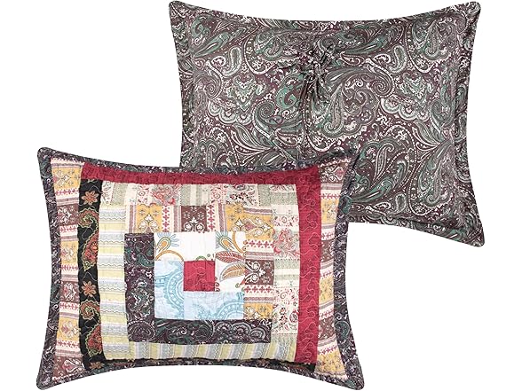 Greenland Home Colorado Lodge Patchwork Pillow Sham