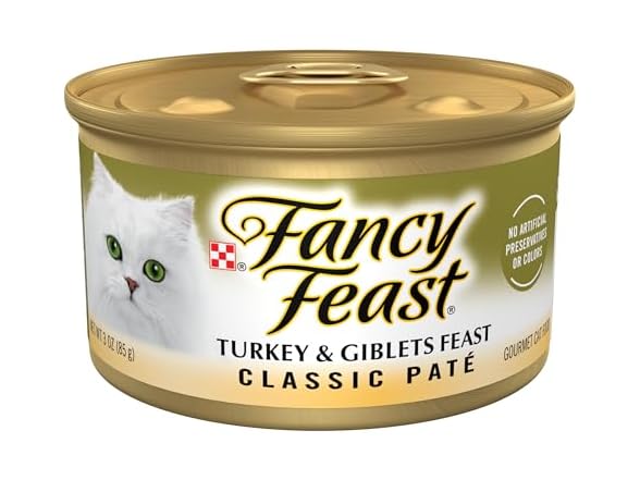 24PK Purina Fancy Feast Pate Turkey and Giblets