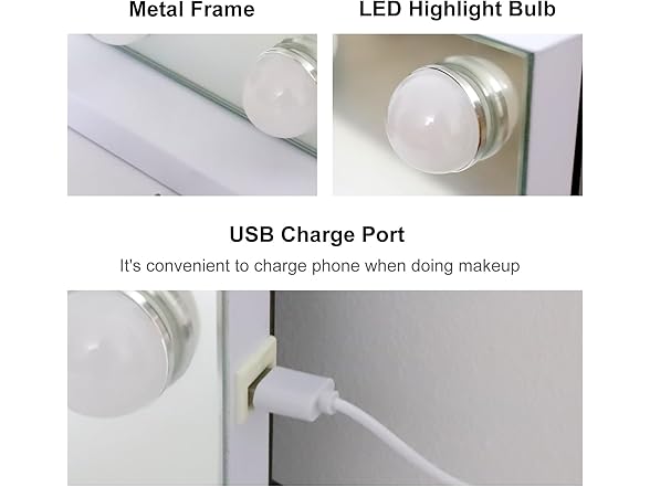 Despful 31.5"x 23.6" Vanity Mirror