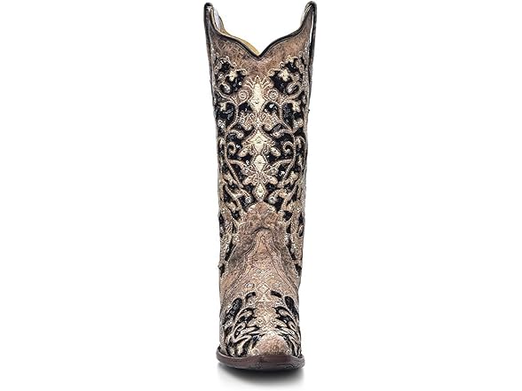 Corral Boots Women's Black Floral Wester
