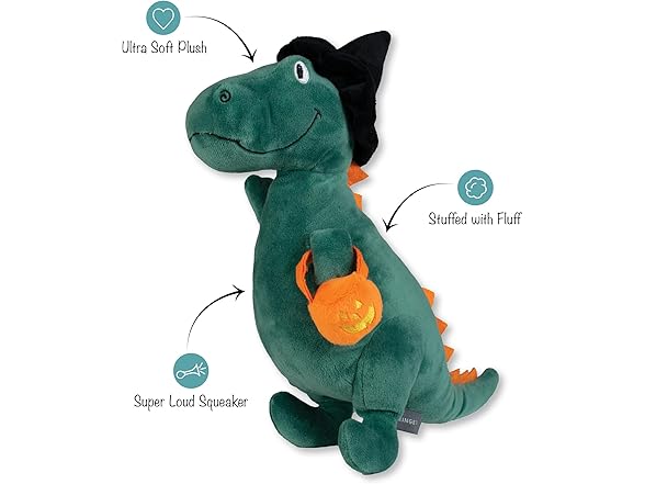 Fringe Studio Plush Dog Toy, Candy REX