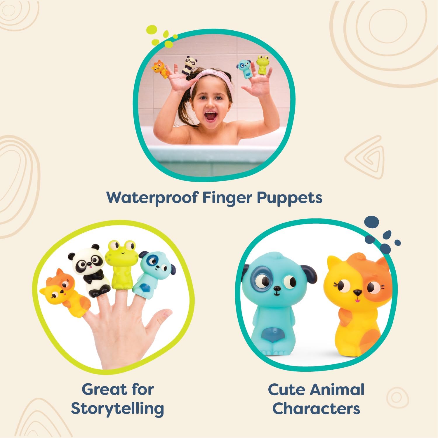 B. toys – 4 Animal Finger Puppets - Gallery 20