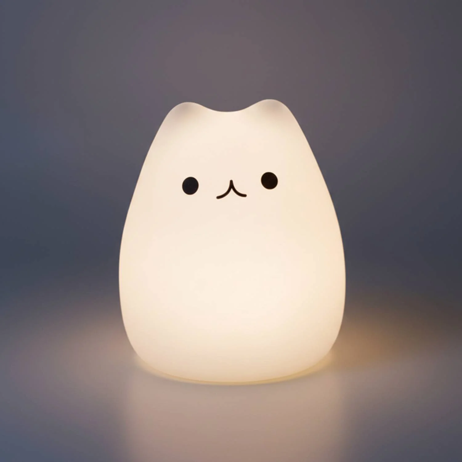 Soft Mushy Color Changing Cat Lamp Night Light - Gallery 4