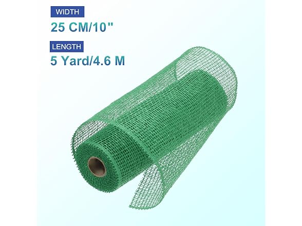 MECCANIXITY 10 Inch Poly Burlap Mesh for