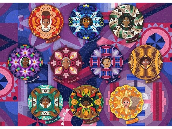 Disney Encanto Mandala Familia 500Pc Puzzle
