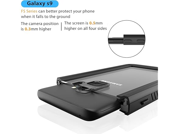 Hualele Galaxy S9 Case Waterproof