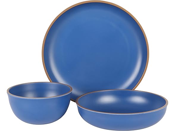 Gibson Home Rockabye 12 Piece Plastic Set