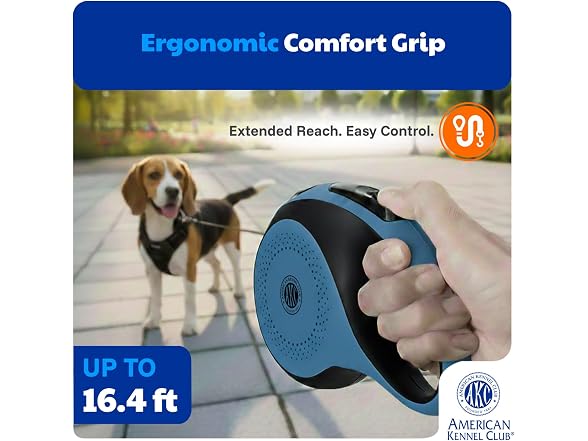 American Kennel Club Heavy Duty Retractable Leash