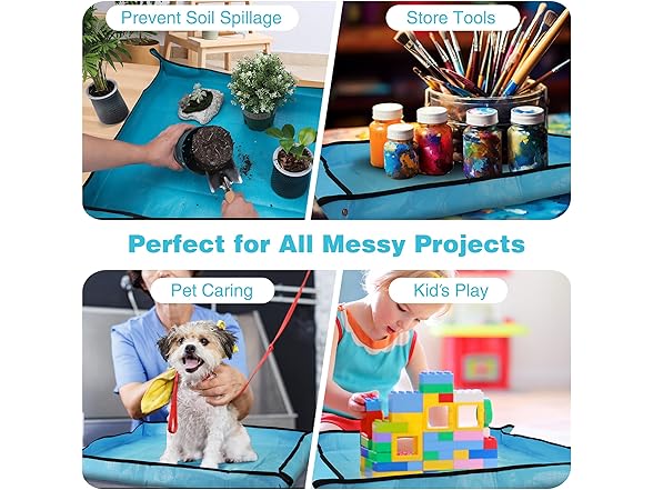 WORKPRO Repotting Mat Lake Blue