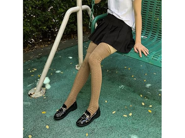 spomei Winter Thigh High Sock for Women