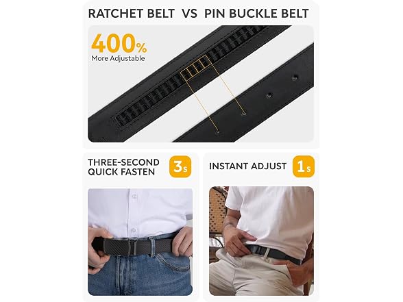 Chaoren Men (28" to 34" Waist Adjustable) Belt Bro
