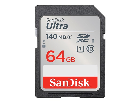 SanDisk Ultra 64GB SDXC Flash Memory Card