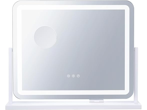 Vanity Mirror with Lights, Three 21.7x17.7in