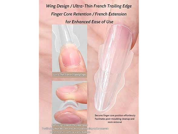 Klimonla Sandwich Dual Nail Forms