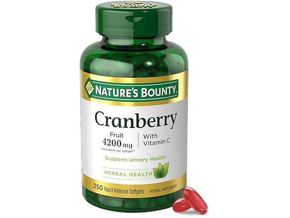 Nature s Bounty Cranberry Pills Women Urinary