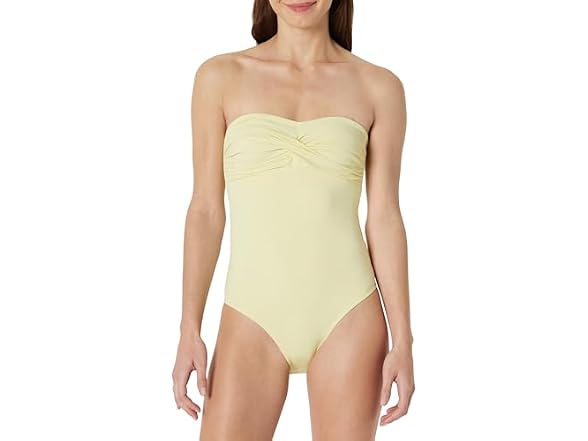 Amazon Essentials Women Bandeau One Piece Swimsuit